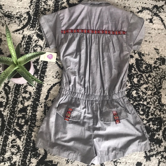 Lucca Couture Denim Romper - Picture 6 of 16